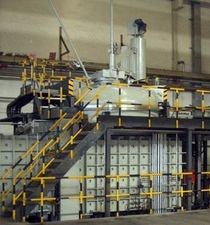 2000 kg continuous vacuum induction melting furnace