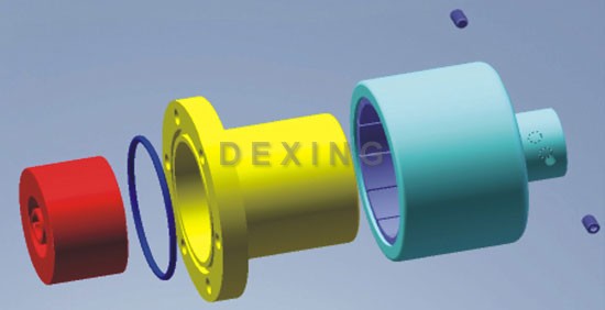 axel hole type magnetic coupling